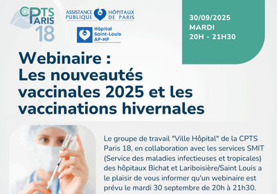 Image article Webinaire vaccinations 2025 – CPTS Paris 18